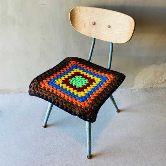 【USA vintage】granny square mini rug