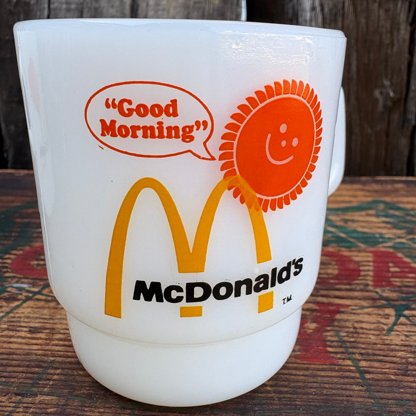 【1960-1976 USA vintage】Fire-King McDonald mug