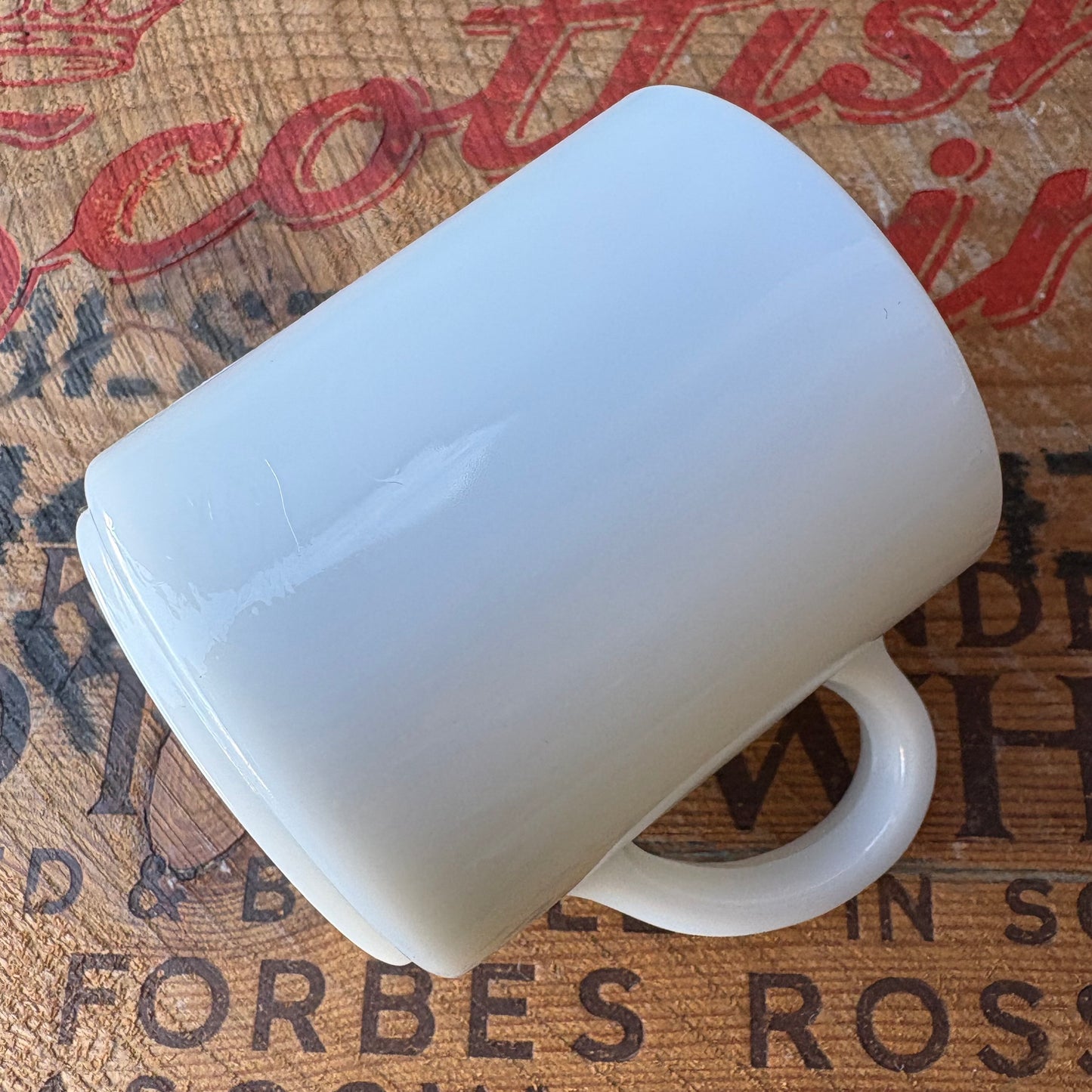 【USA vintage】HAZEL ATLAS mug cup White
