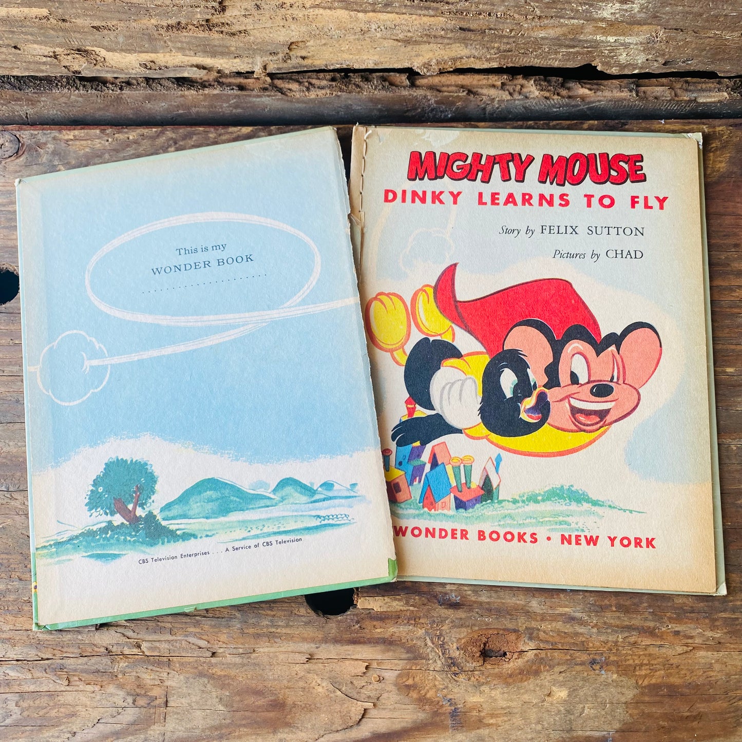 【1953 vintage】MIGHTY MOUSE picture book