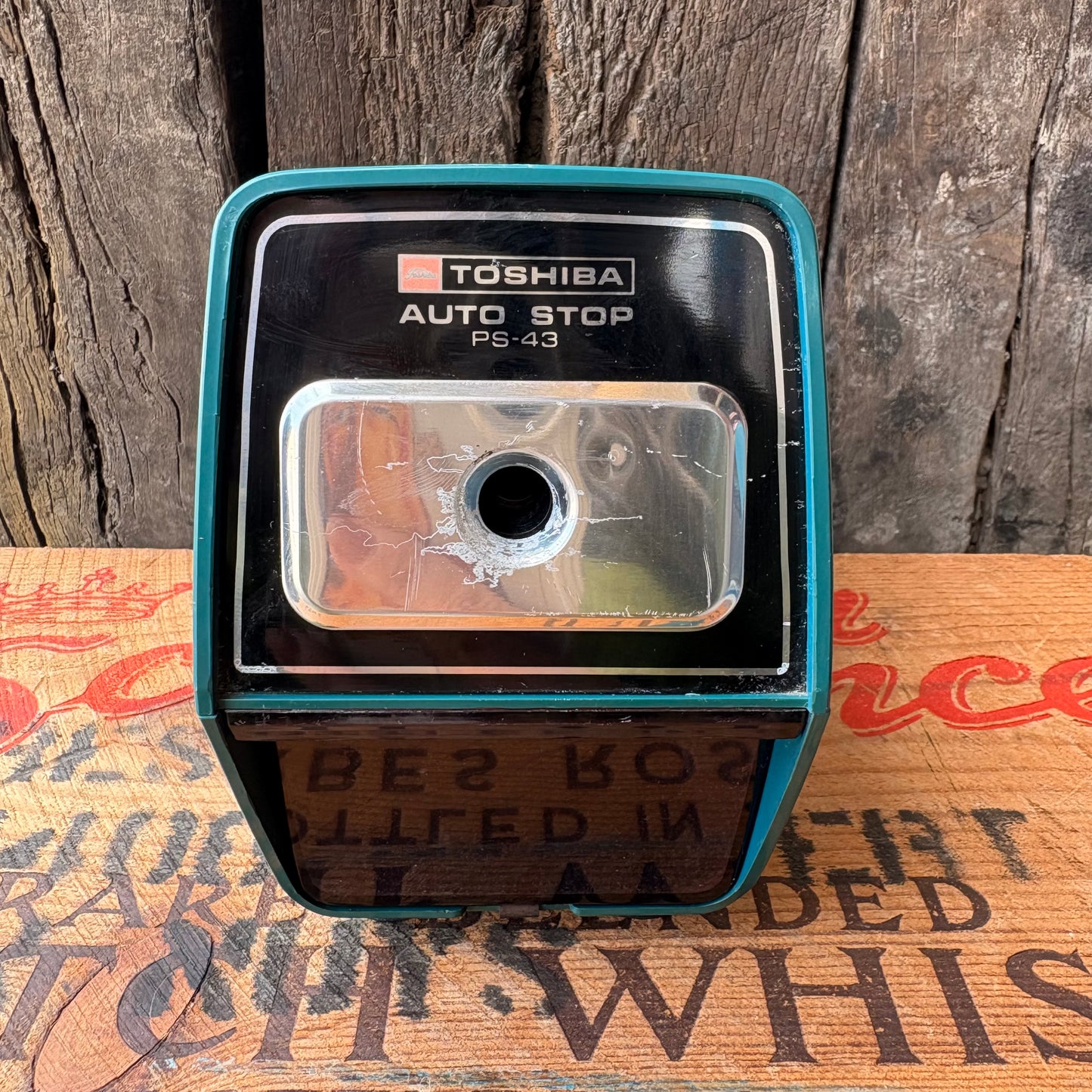 【1970s USA vintage】TOSHIBA AUTO STOP PS-43 Electric Pencil Sharpener