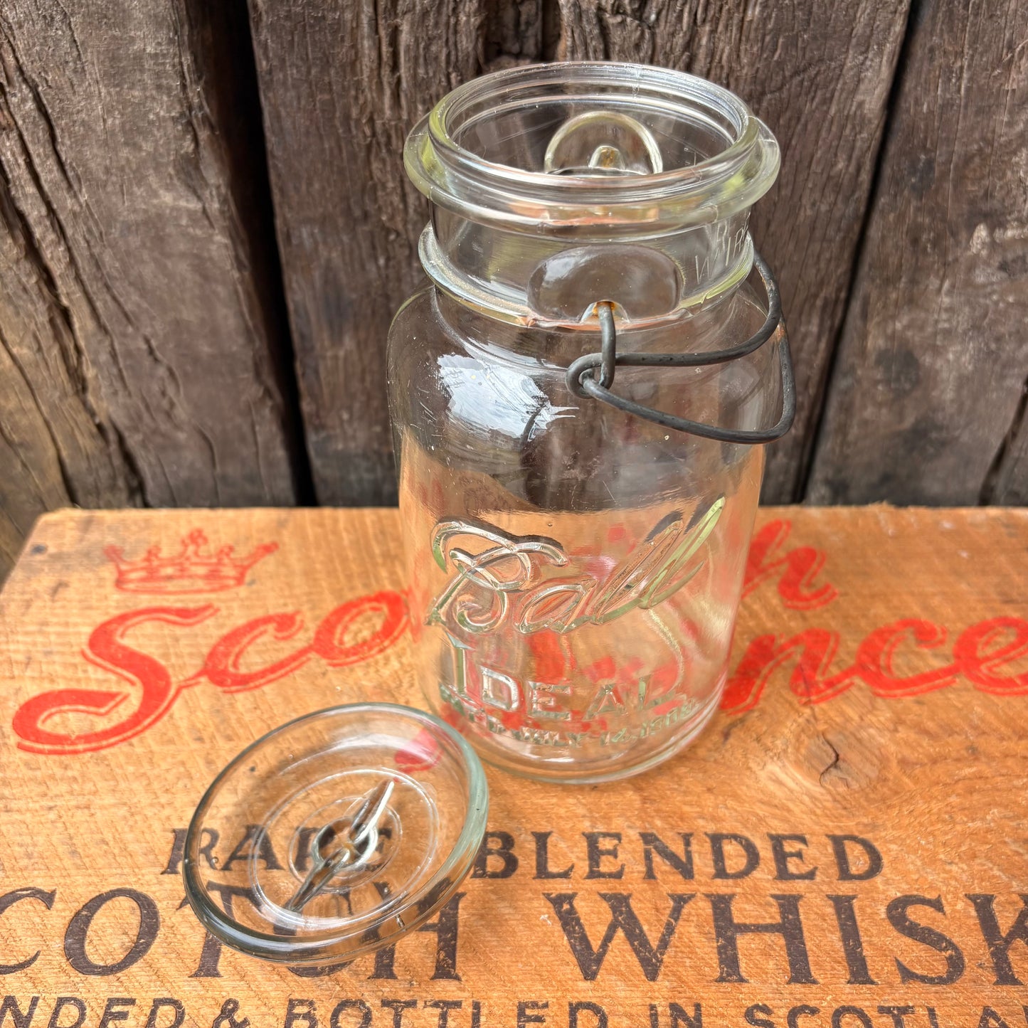 【1930s~ USA vintage】Ball glass jar
