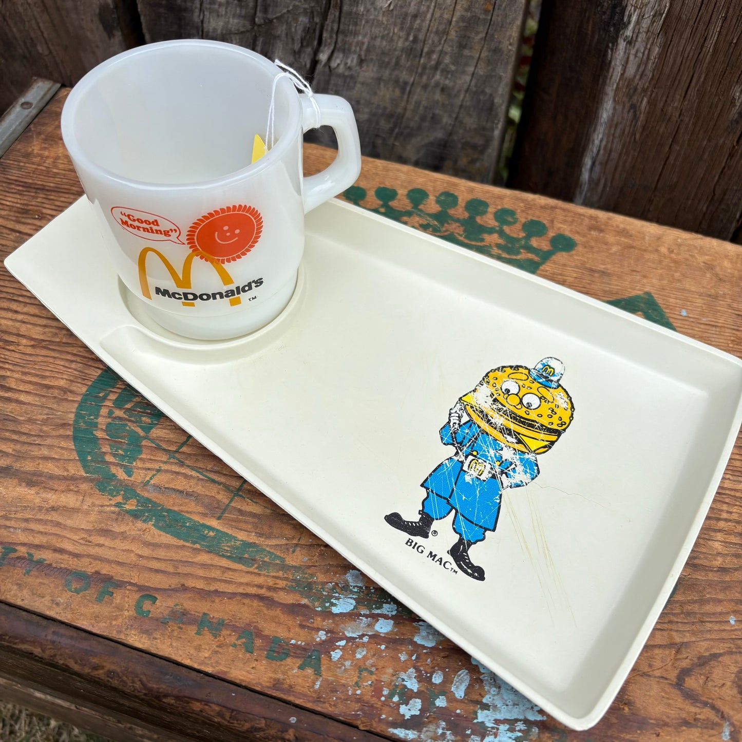 【1970s USA vintage】McDonald tray BIG MAC