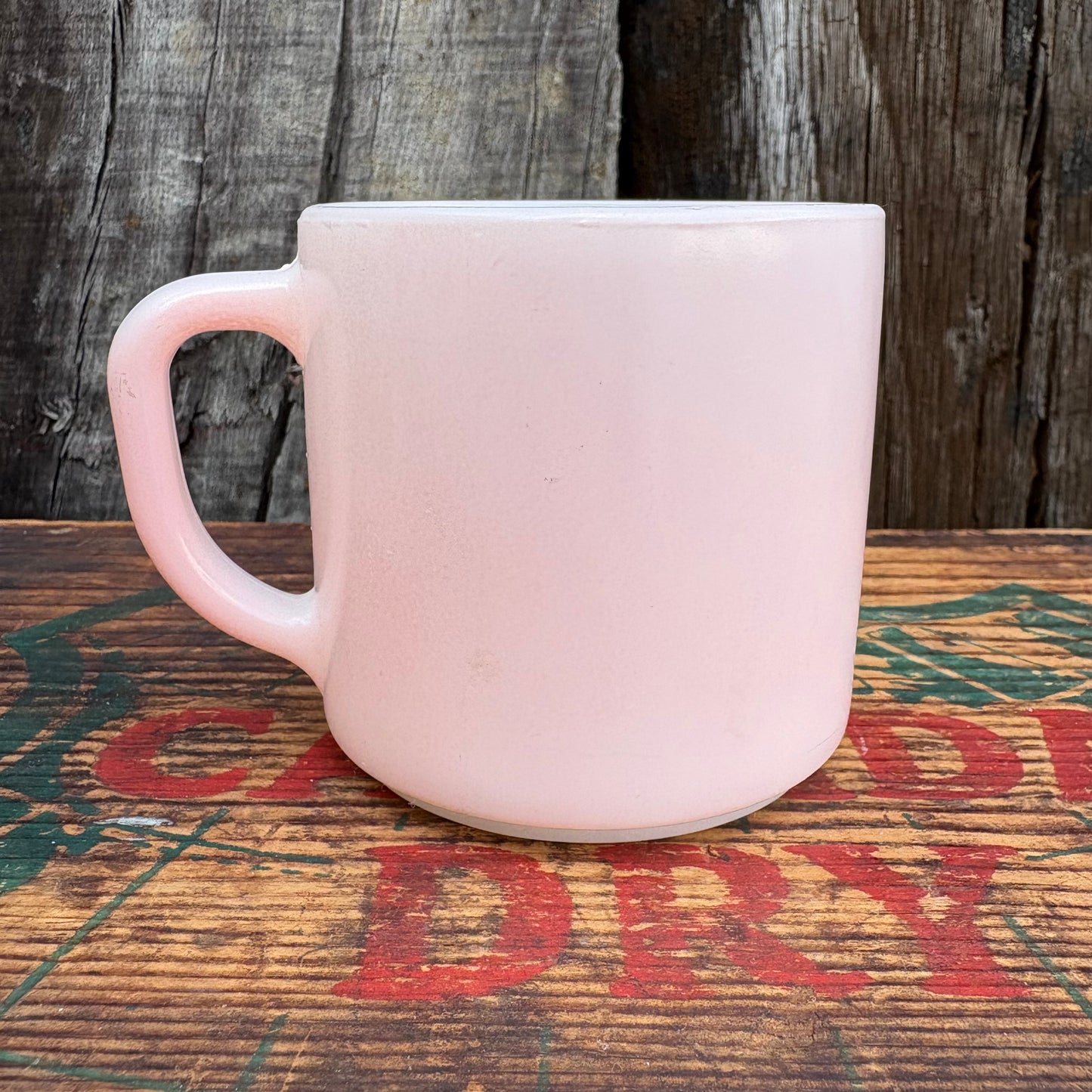 【1960s-1970s】FEDERAL mug cup pink