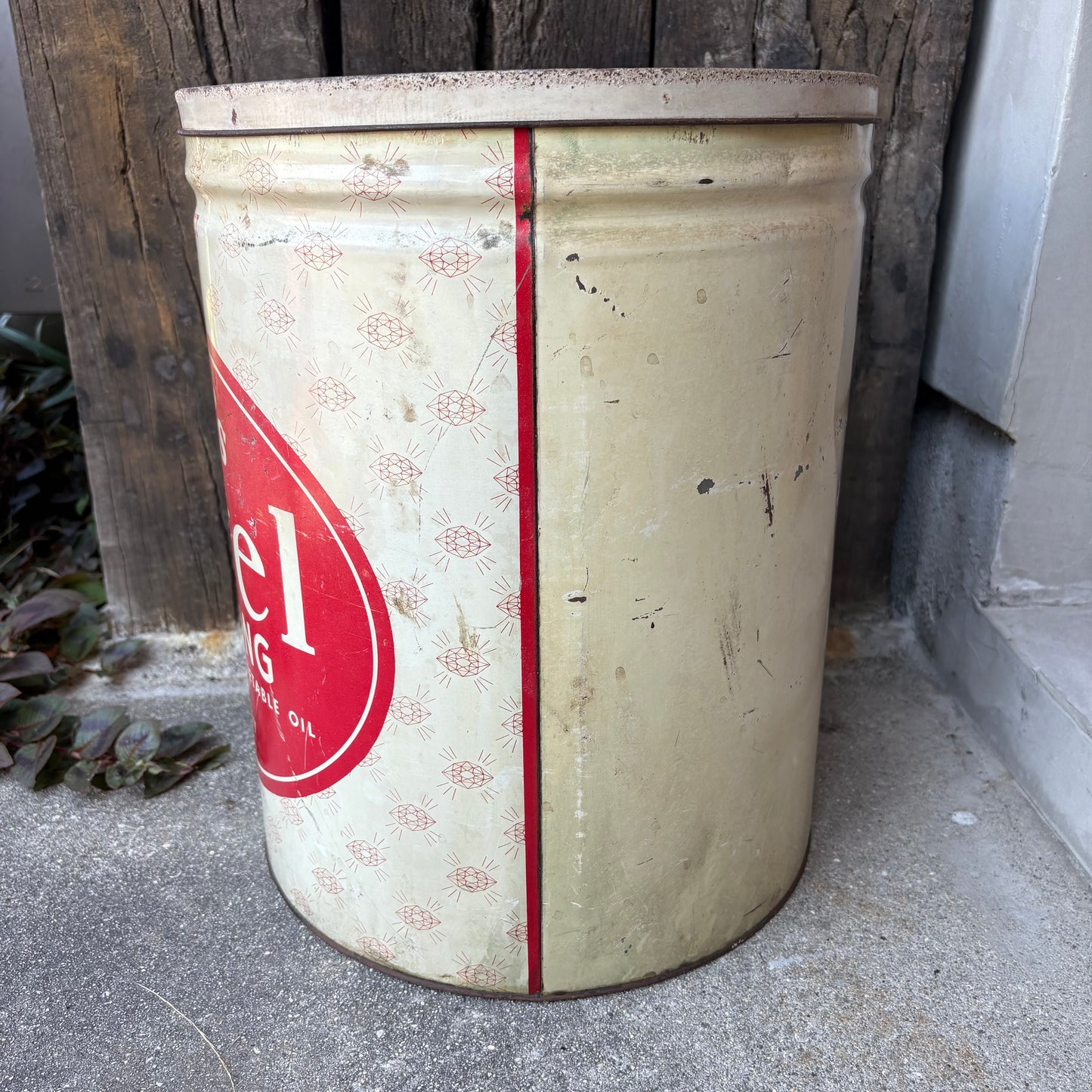 【1950s USA vintage】Swift’s Jewel Shortening 48 Pounds Tin Can