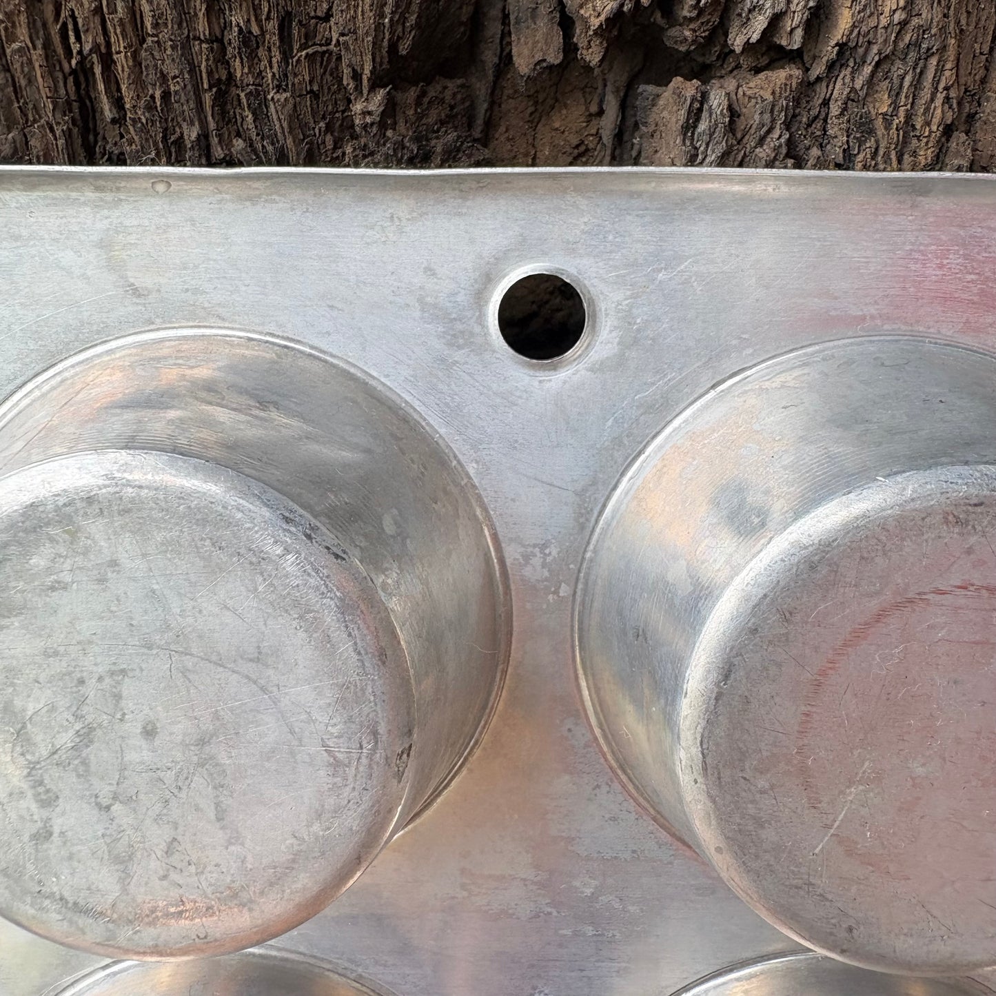 【1940-50s USA vintage】COMET Aluminum 12 Cup Muffin Pan