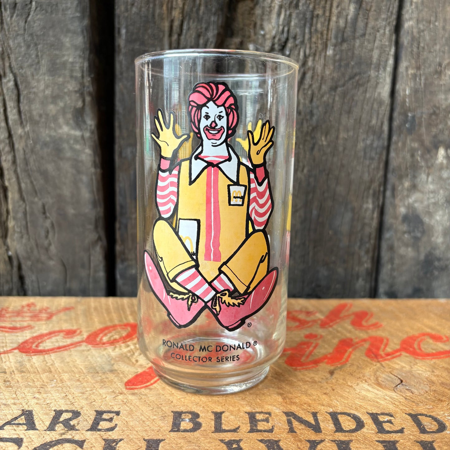 【1970s USA vintage】Ronald McDonald Glass