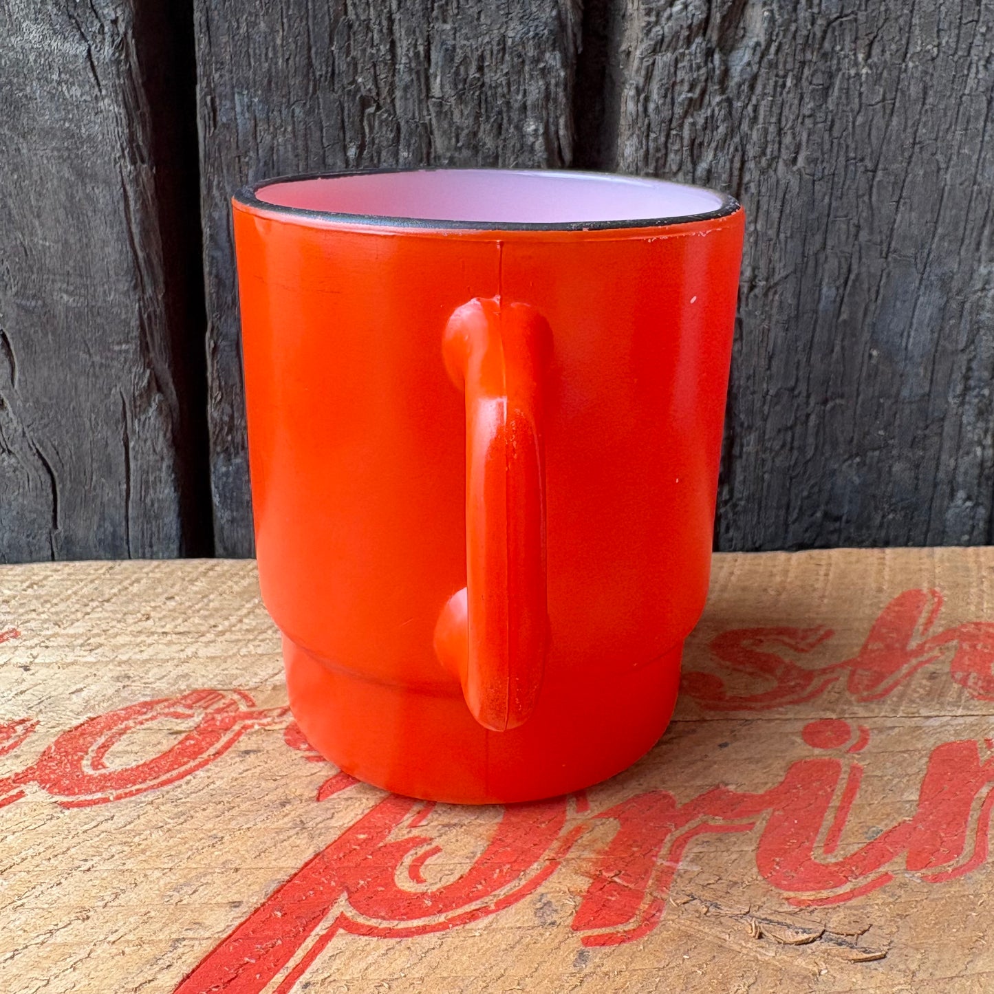 【1960s USA vintage】Fire-King Red