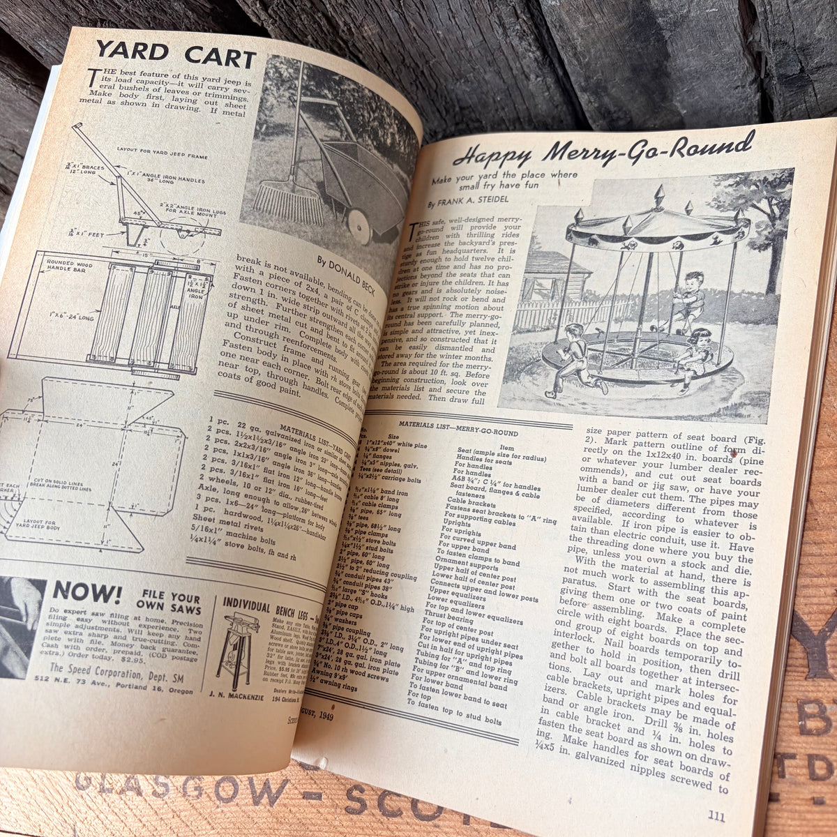 【1940s USA vintage】SCIENCE and MECHANICS AUGUST 1949