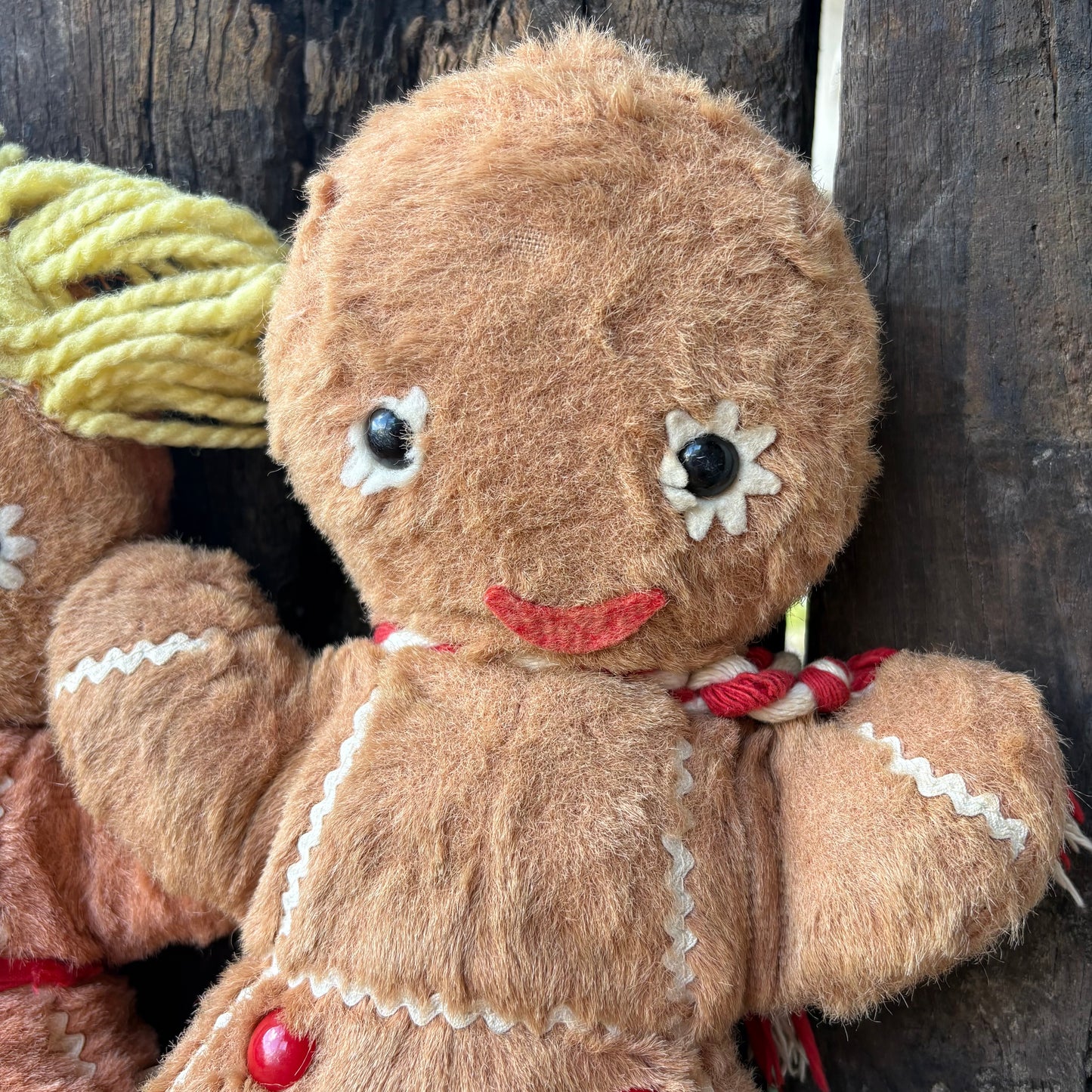 【1960s USA vintage】Knickerbocker Gingerbread Plush set