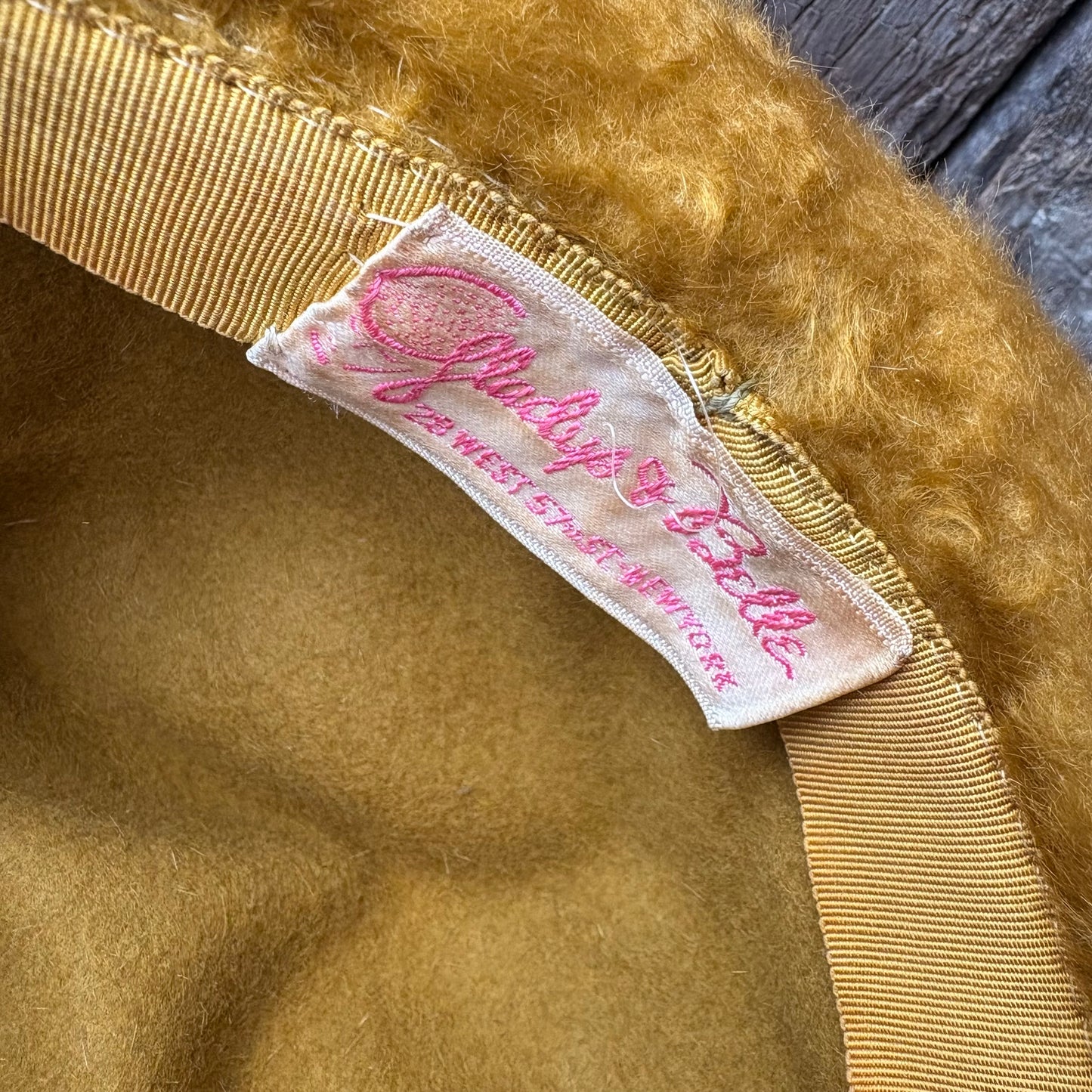 【1950s-60s AUSTRIA vintage】Gladys & Belle Felt Hat