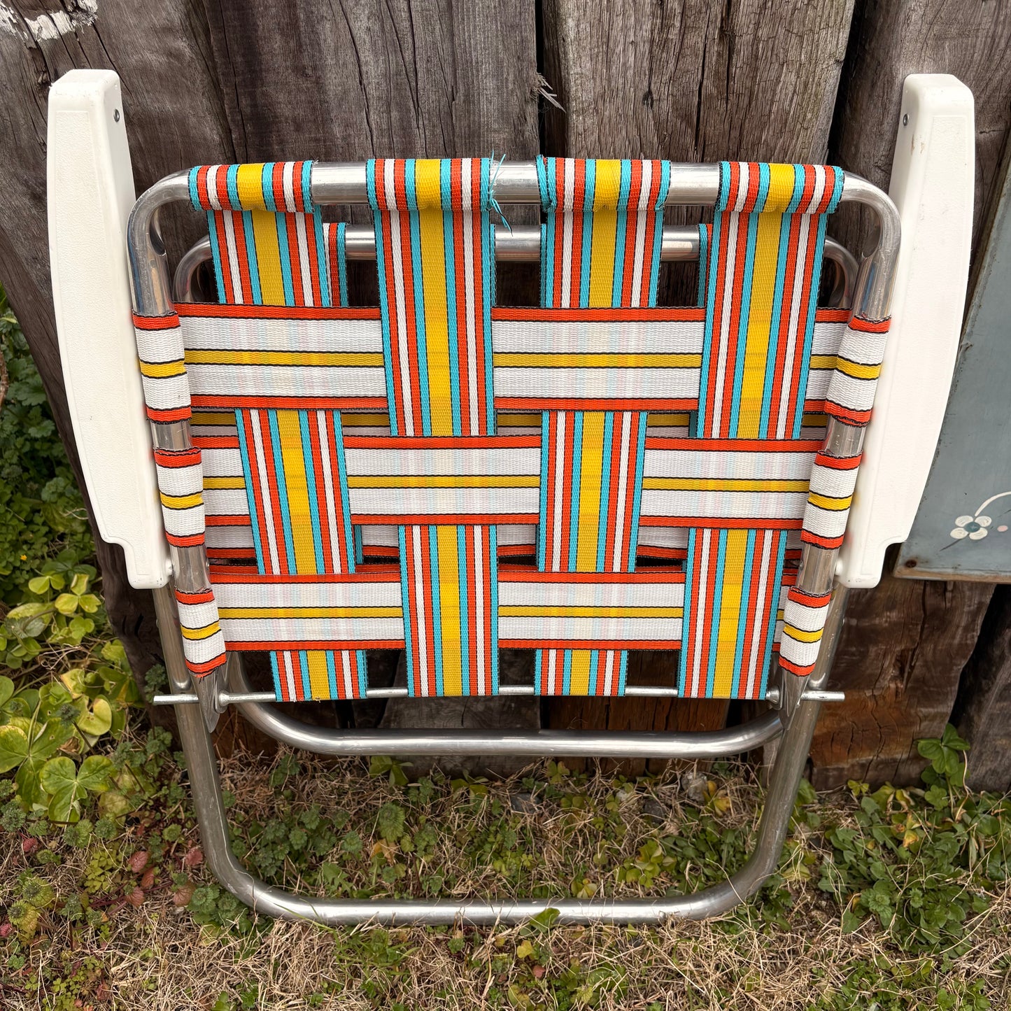 【1960s-1970s USA vintage】Folding Lawn Chair