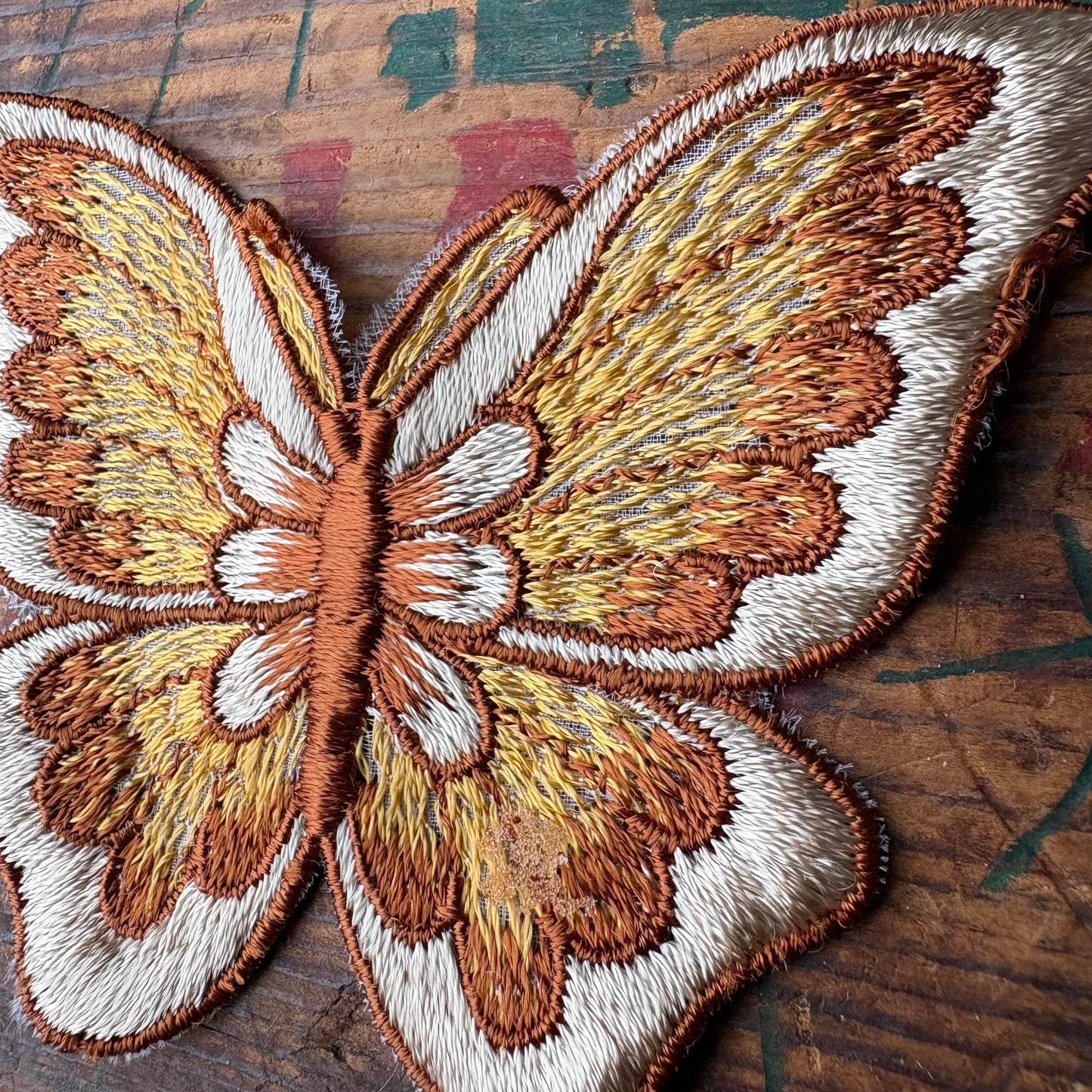 【1970s USA vintage】Wappen butterfly