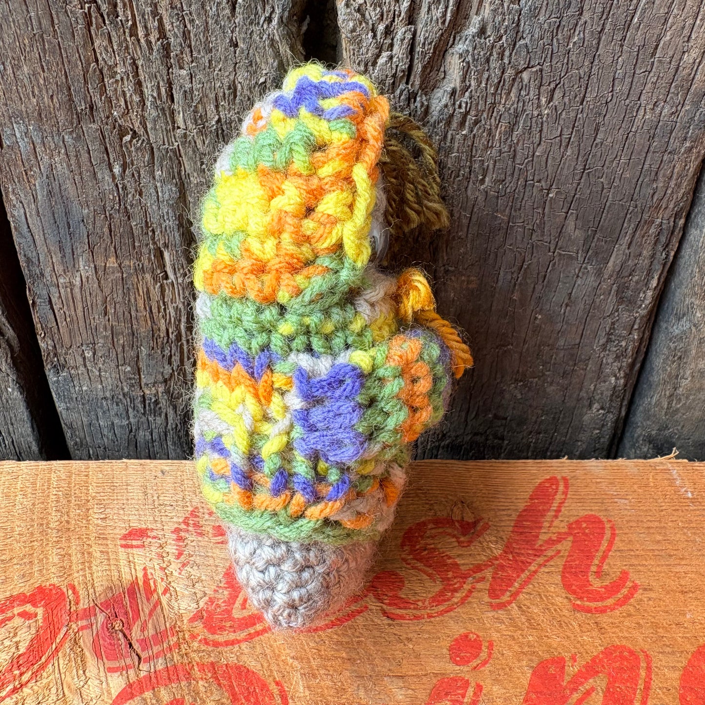 【USA vintage】handmade knitted plush toy