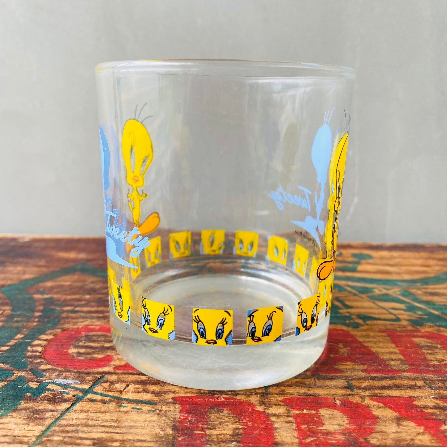 【vintage】LUKEY Tweety glass