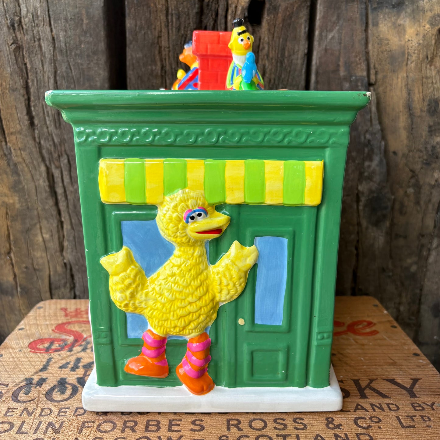 【2000s】Sesame Street Cookie Jar Treasure Craft