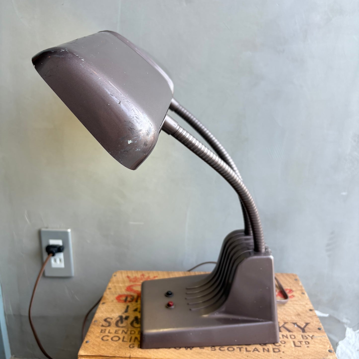 【1950s USA vintage】DAZOR Model 1000 Industrial Desk Lamp