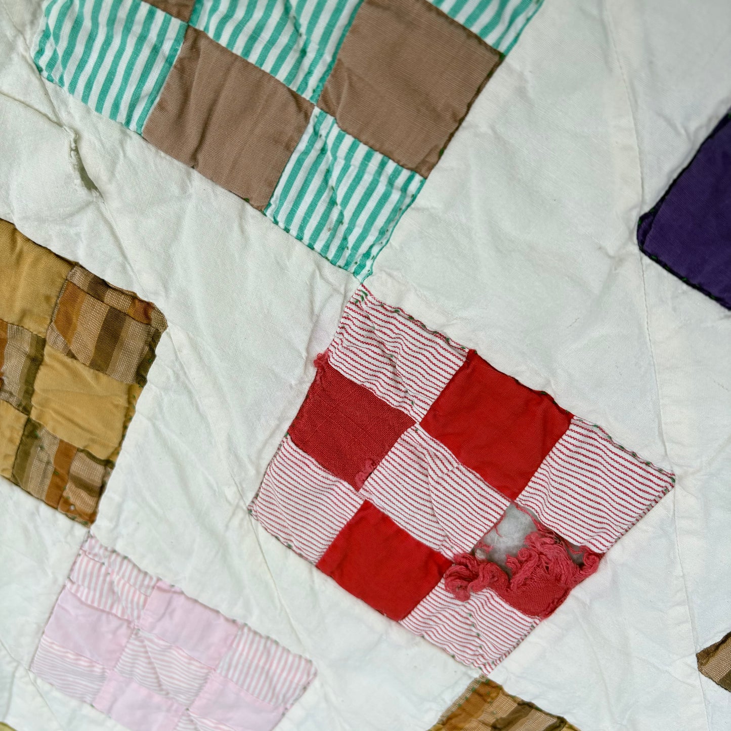 【USA】feed sack antique quilt