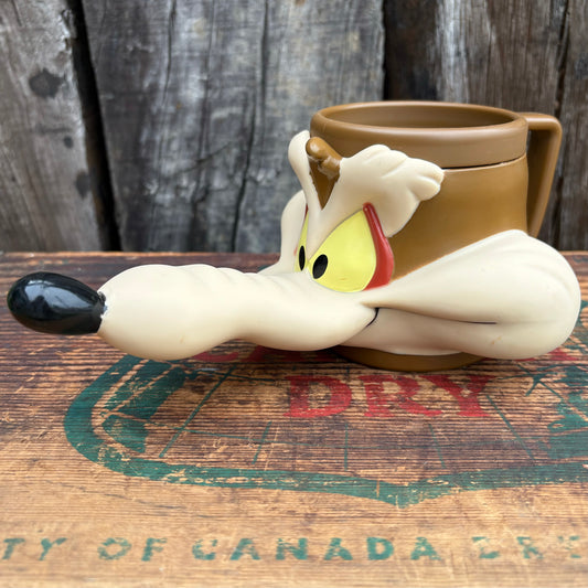 【1992】LOONEY TUNES Face mug Wile E.Coyote