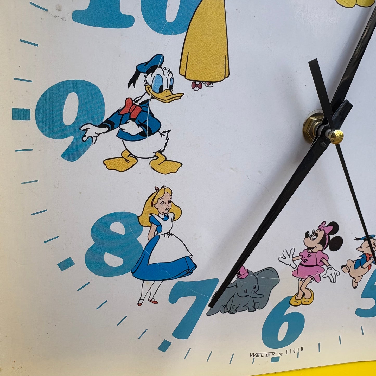 【USA vintage】WELBY by ELGIN Disney clock