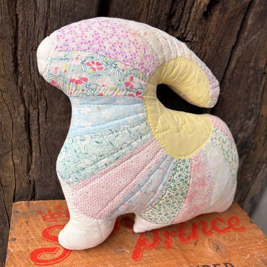 【USA vintage】Patchwork Bunny Pillow