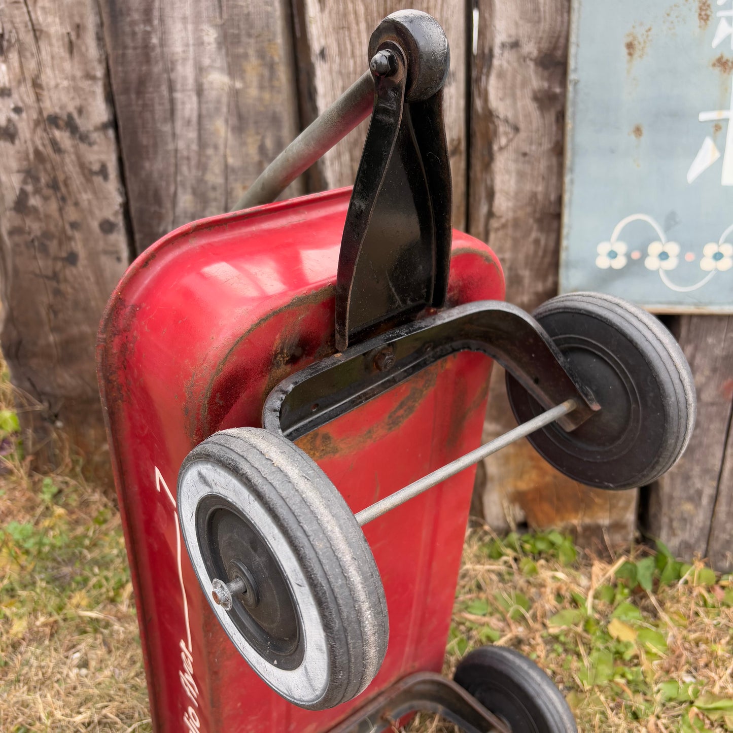 【1950s? USA vintage】radio flyer wagon