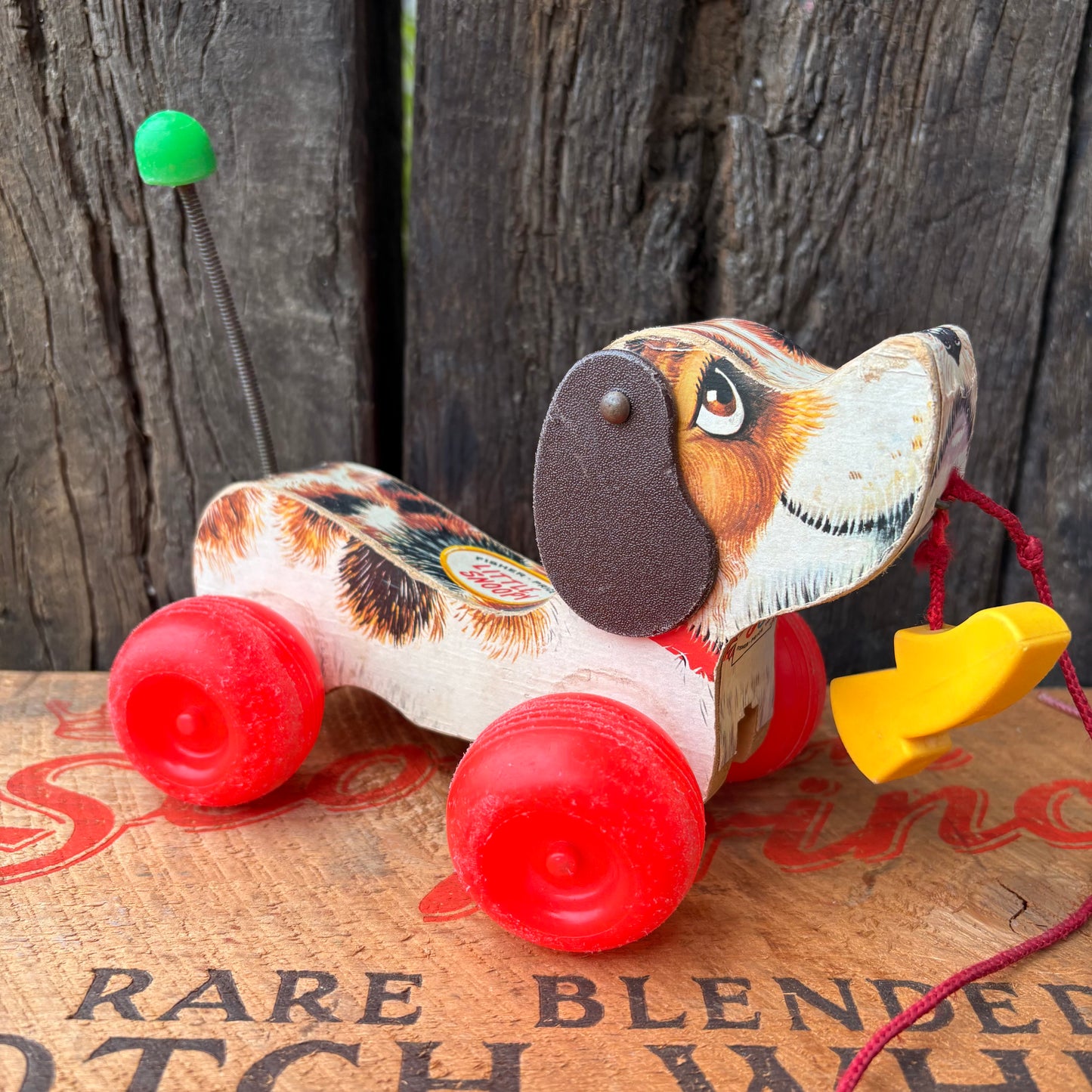 【1960s USA vintage】FISHER-PRICE LITTLE SNOOPY toy