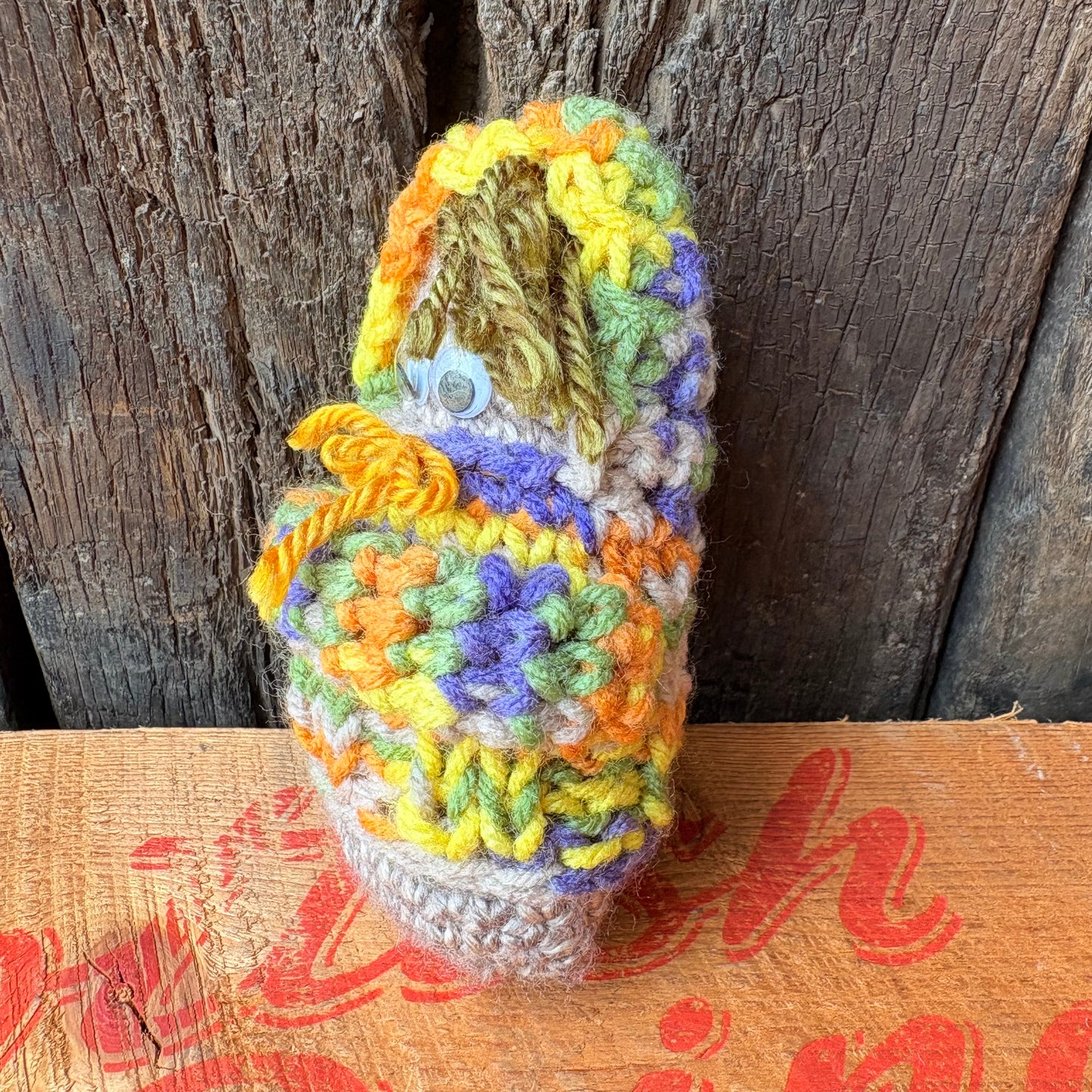【USA vintage】handmade knitted plush toy