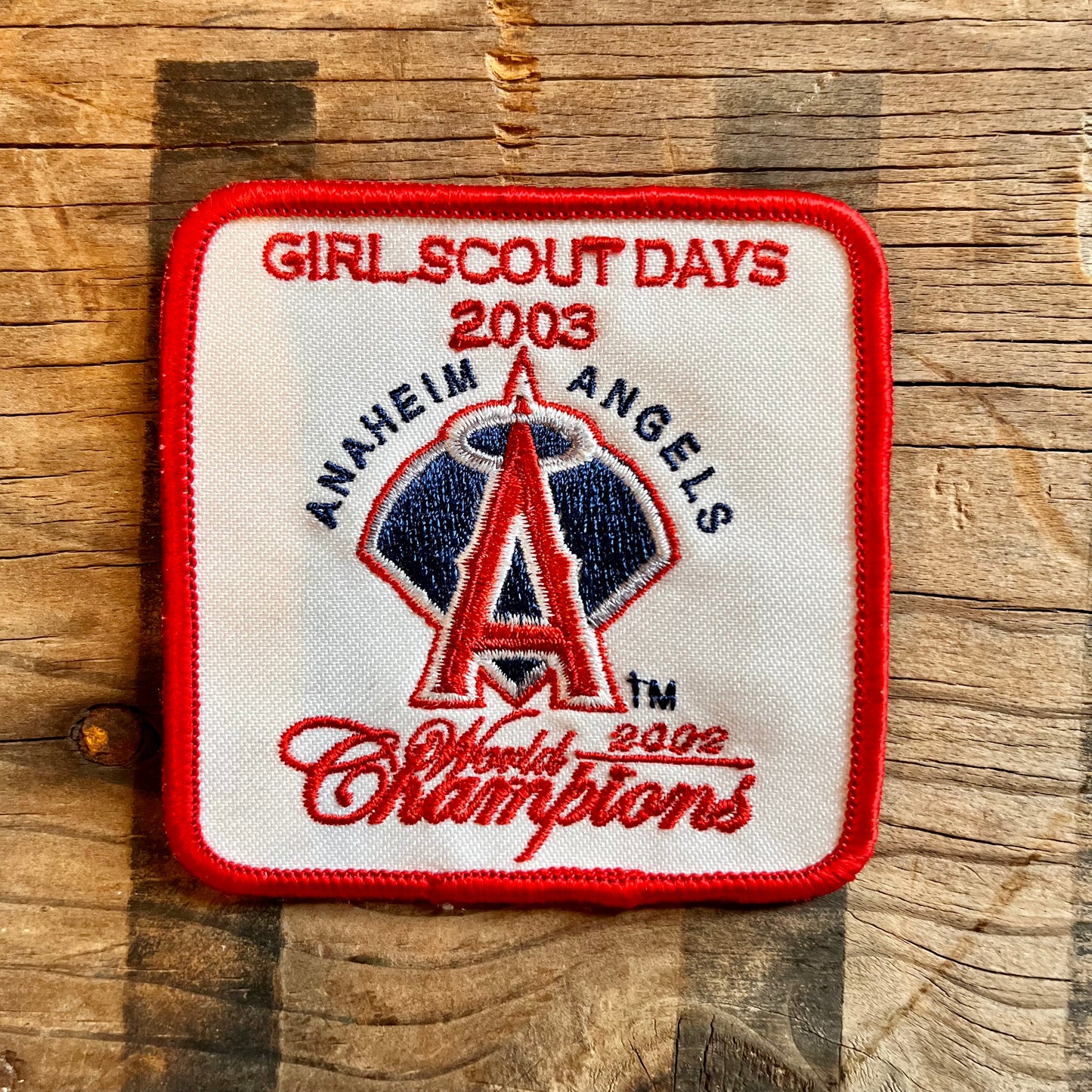 【USA vintage】Anaheim Angels ガールスカウト　ワッペン