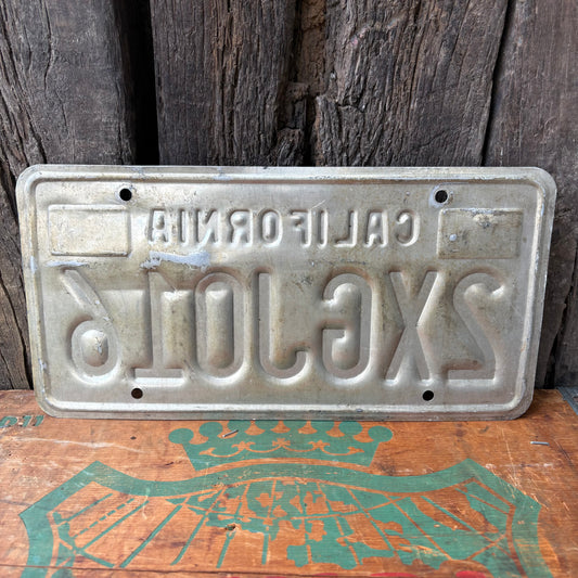 【1960s-1980s USA vintage】California License Plate