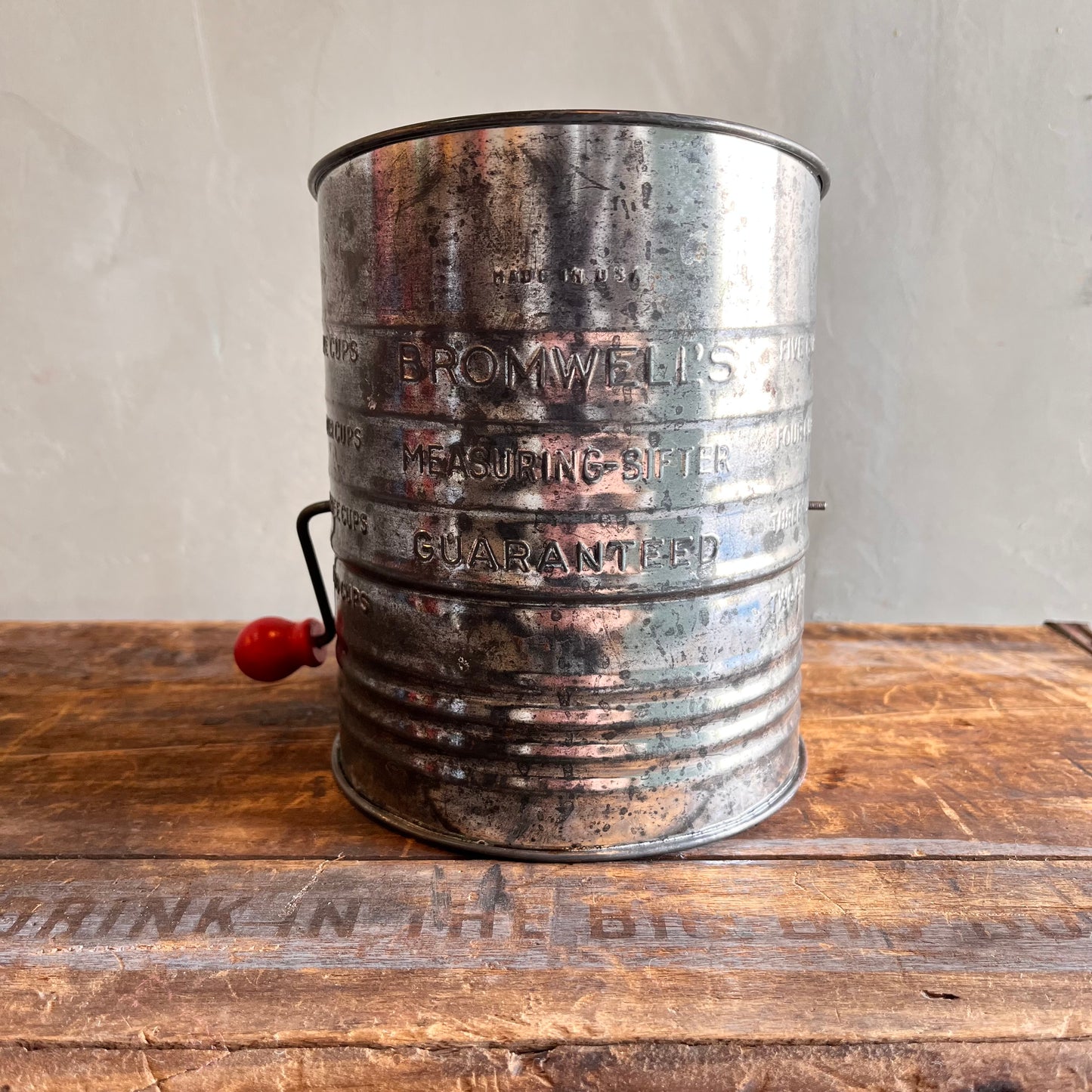 【USA vintage】BROMWELLS Flour Measuring-Sifter