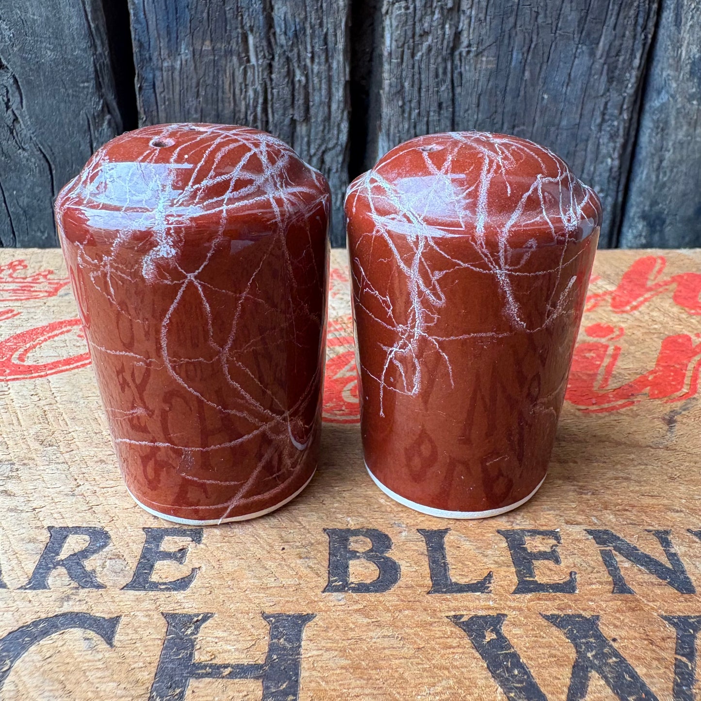 【USA vintage】salt & pepper set