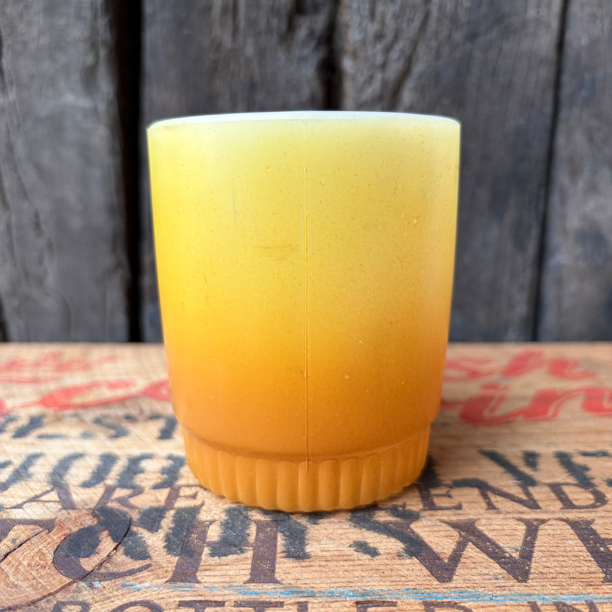 【1960-1976 USA vintage】Fire-King ribbed bottom Mugcup