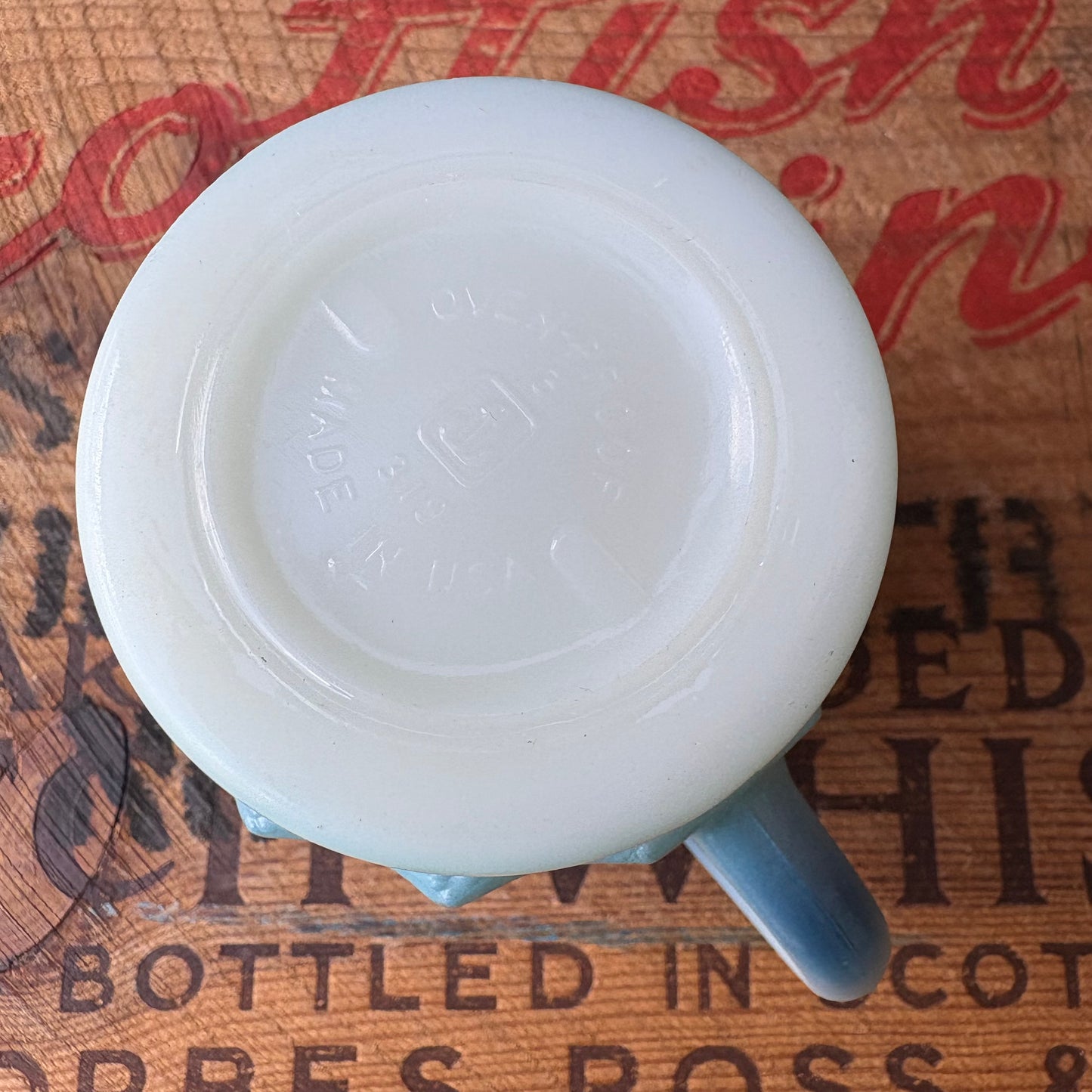 【1976- USA vintage】Fire-King Kimberley mug Blue