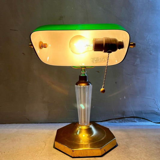 【USA vintage】Bankers Lamp