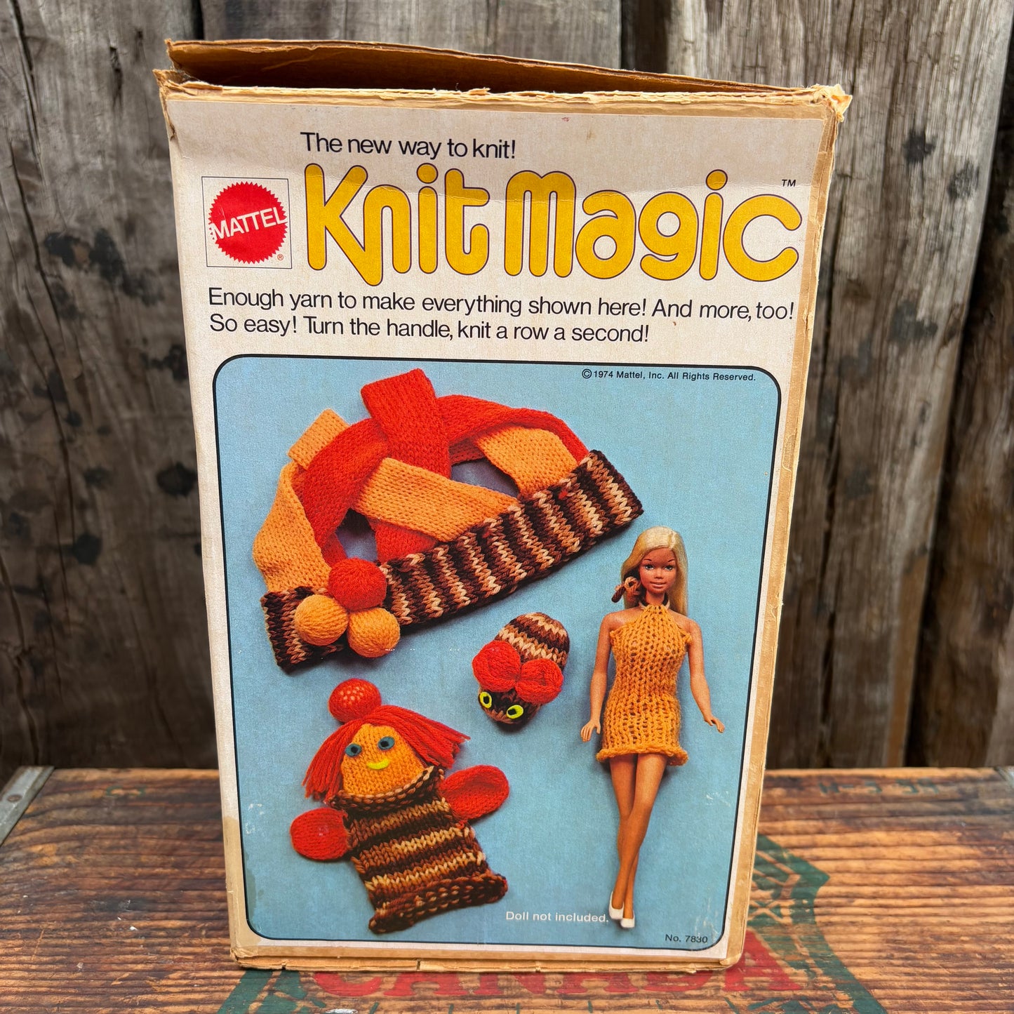 【1974 USA vintage】Mattel Knit magic