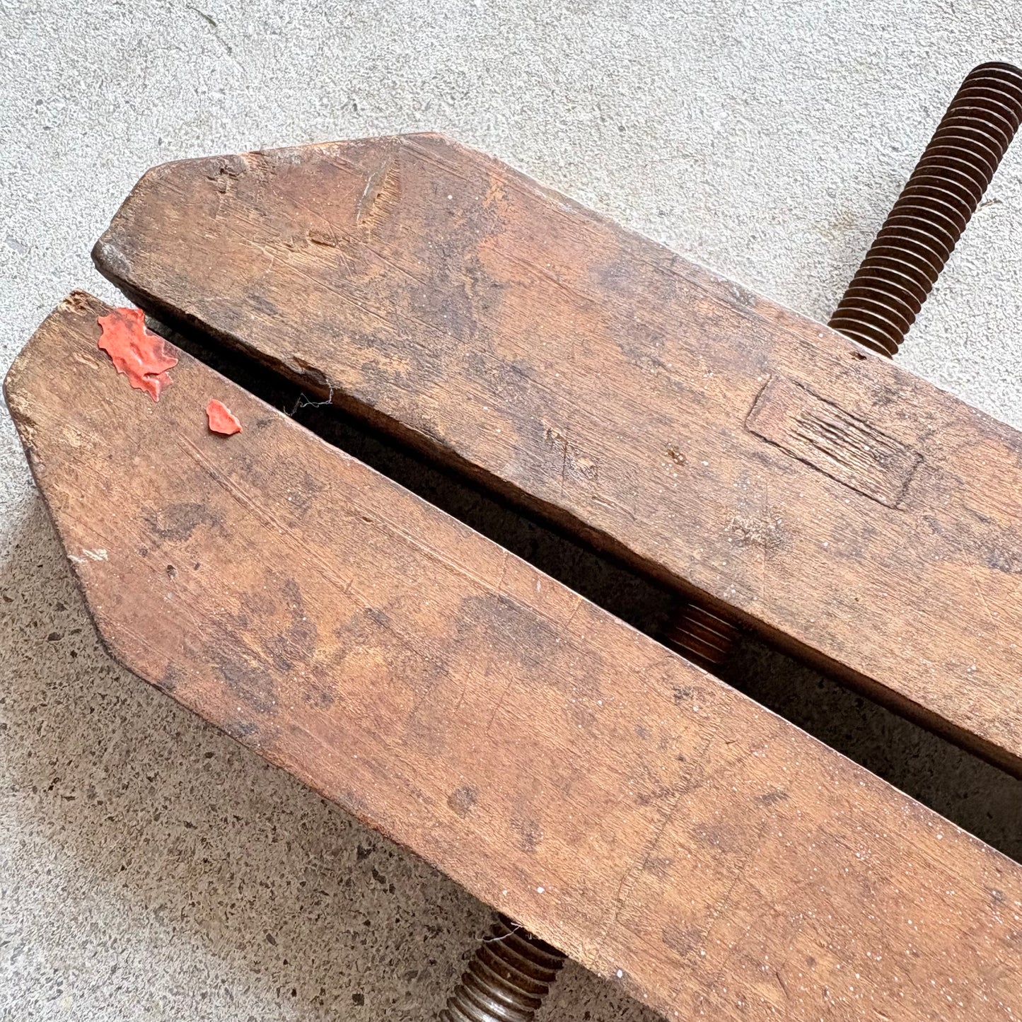 【USA vintage】Wooden Handscrew Clamp