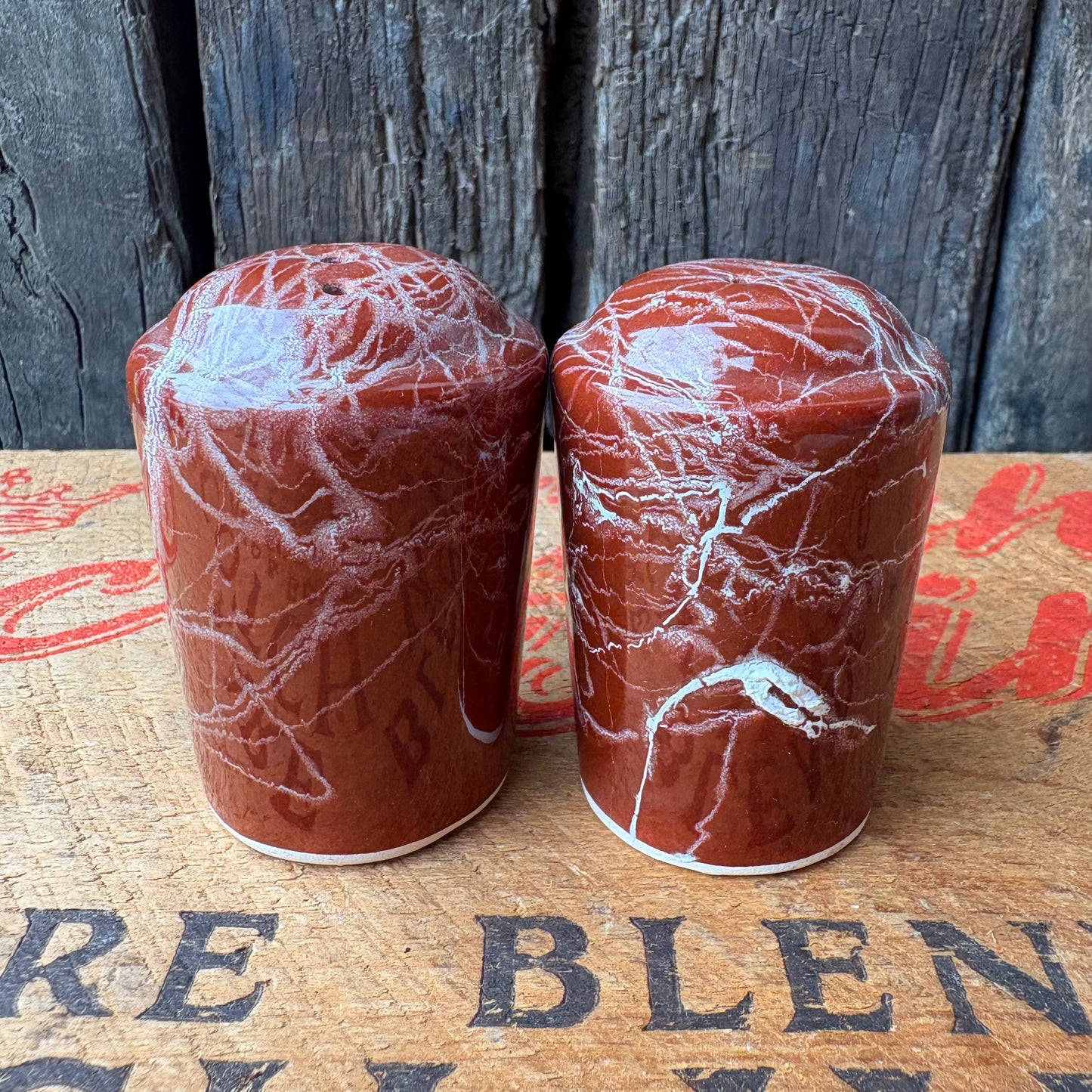 【USA vintage】salt & pepper set