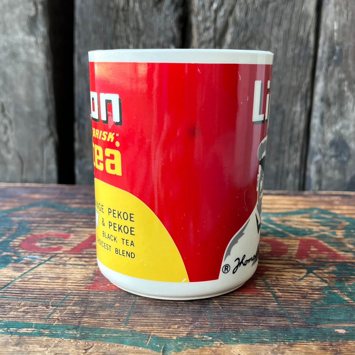 【USA vintage】Lipton Brisk Tea Mug Cup