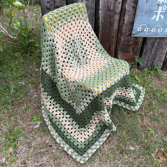 【USA vintage】granny blanket