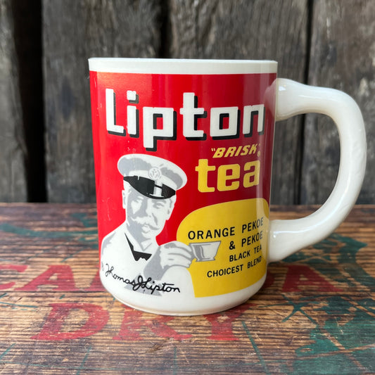 【USA vintage】Lipton Brisk Tea Mug Cup