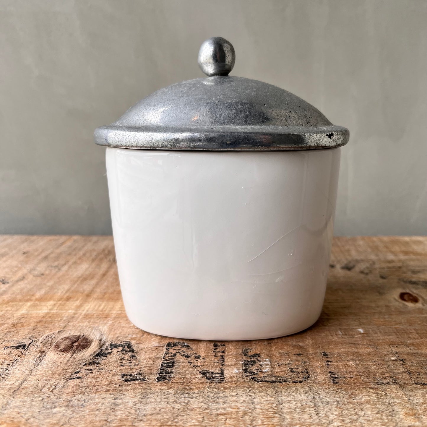 【USA vintage】Canister with casting lid