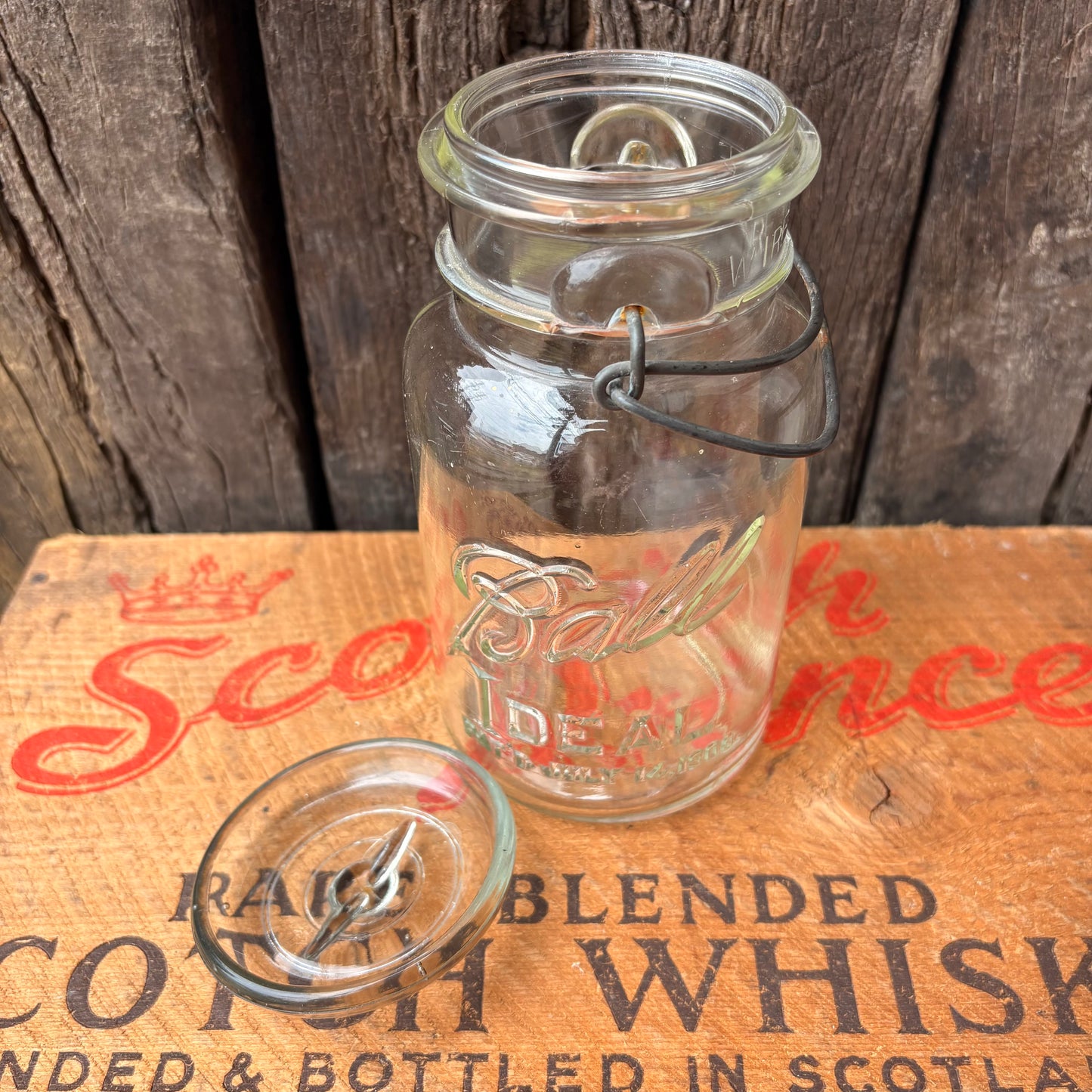 【1930s~ USA vintage】Ball glass jar