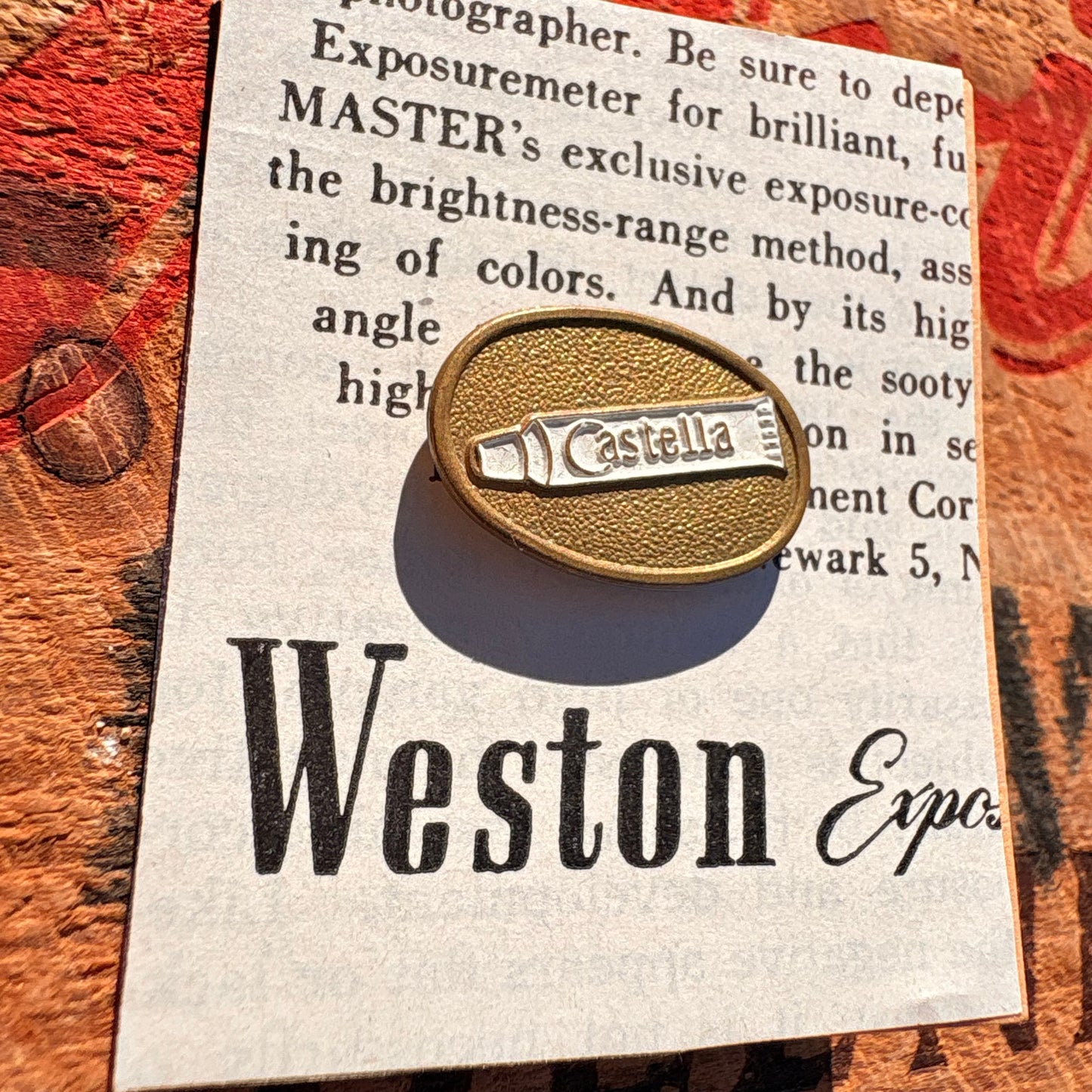 【-1950s Euro vintage】Advertising Hat Pin Pins 7