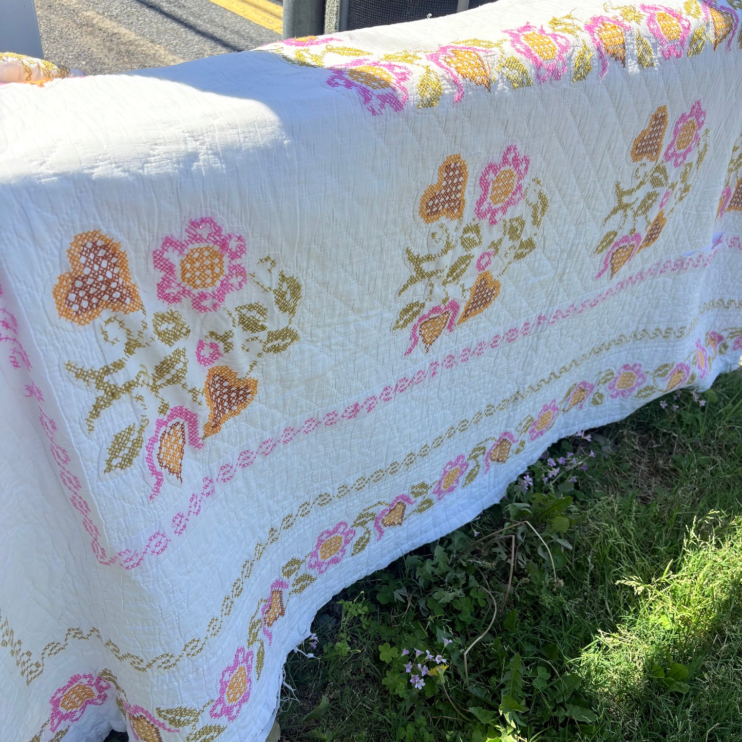 【USA Vintage】Floral Quilt