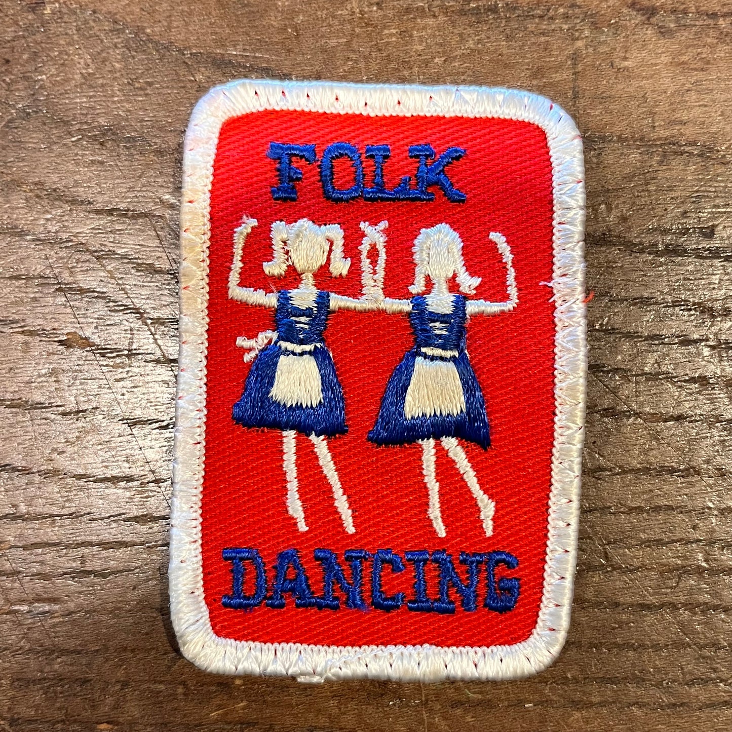 【USA vintage】ワッペン　FOLK DANCING