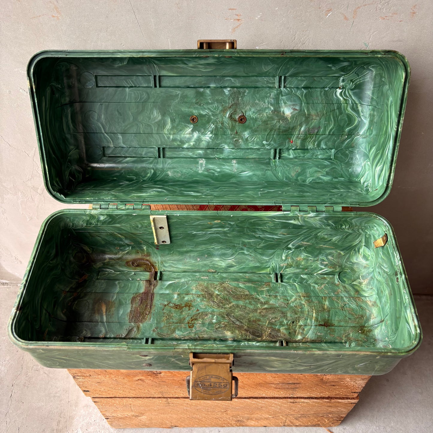 【1950s USA vintage】PLANO Tackle Box