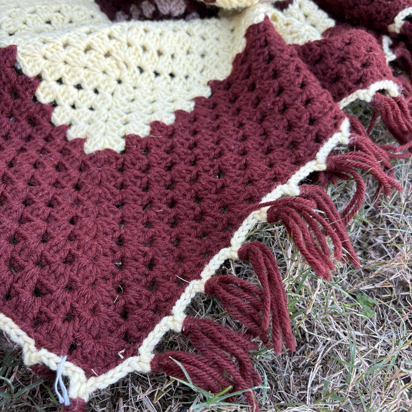 【USA vintage】granny blanket