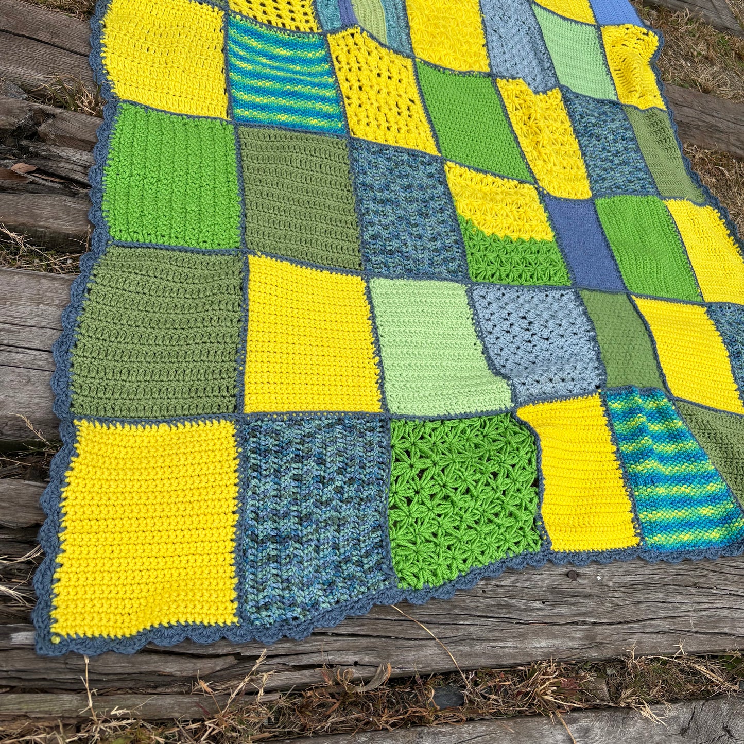 【 USA vintage】granny blanket