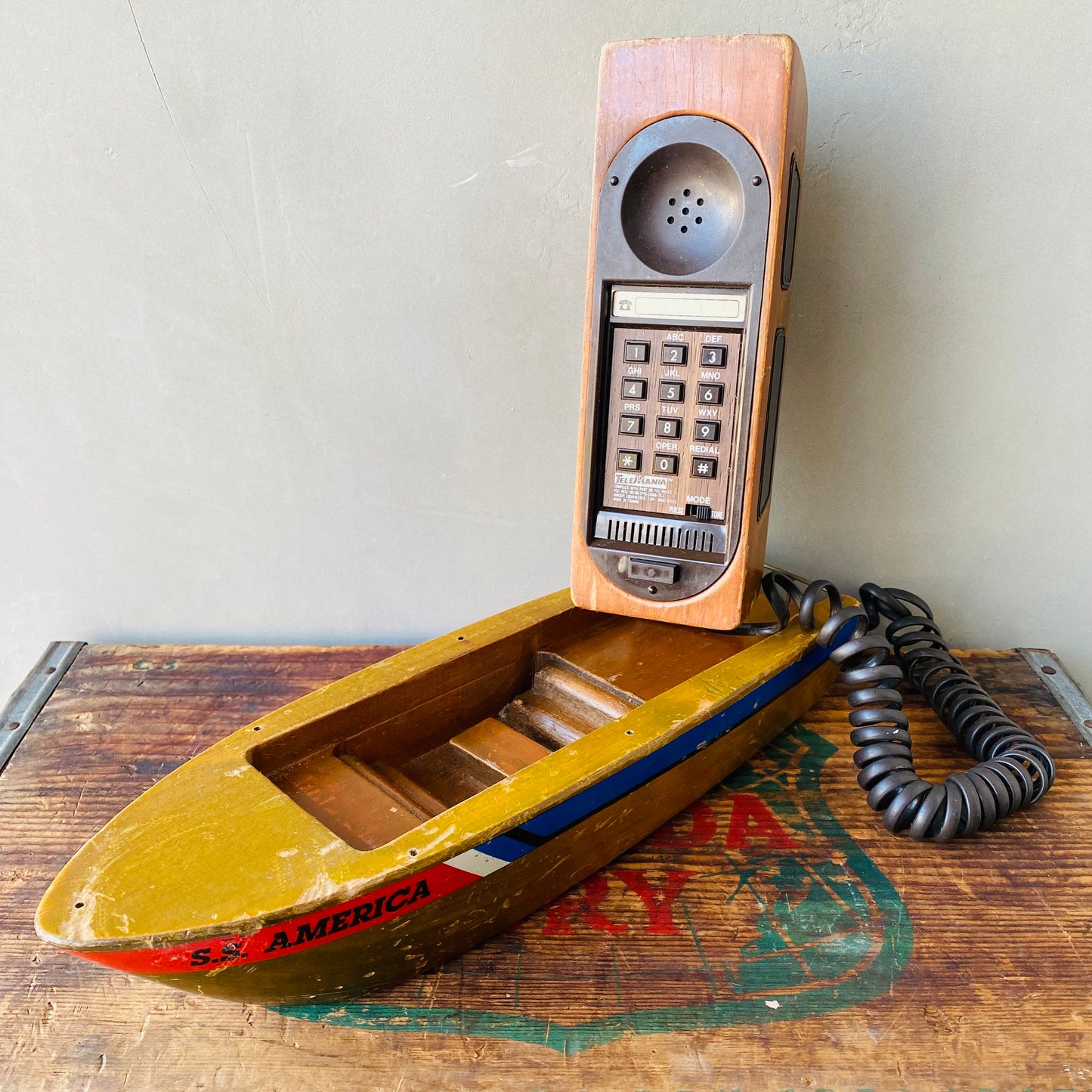 【1980s vintage】S.S.AMERICA boat telephone